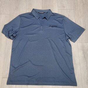 TravisMathew Barrett-Jackson Blue Polo XXL
